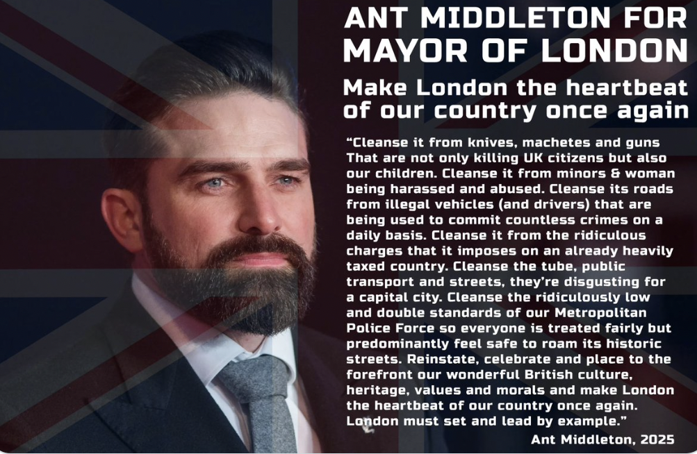 Former SAS Ant Middleton Confirms He May Run For Mayor Of London